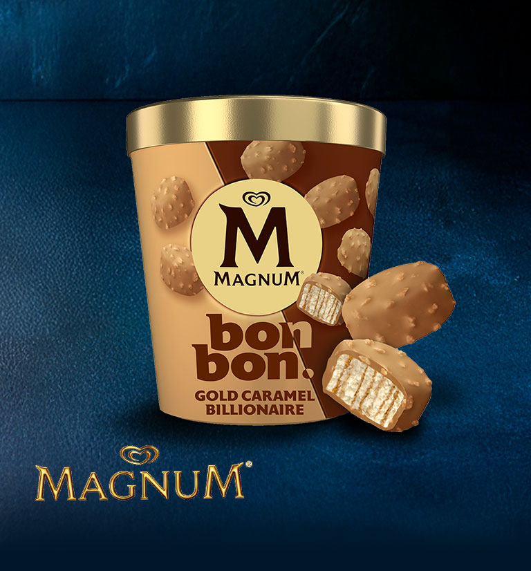 Magnum bonbon Gold Caramel Billionaire